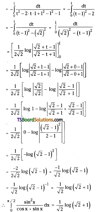 TS Inter Second Year Maths 2B Definite Integrals Important Questions Long Answer Type L1 Q5.3