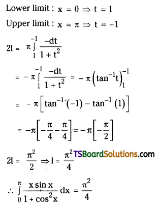 TS Inter Second Year Maths 2B Definite Integrals Important Questions Long Answer Type L1 Q8.1