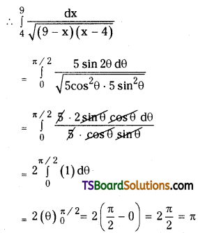 TS Inter Second Year Maths 2B Definite Integrals Important Questions Long Answer Type L2 Q11