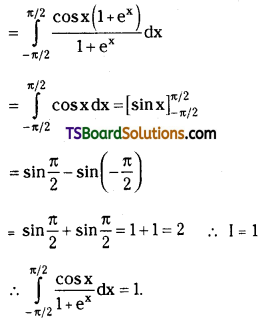 TS Inter Second Year Maths 2B Definite Integrals Important Questions Short Answer Type L1 Q2.1