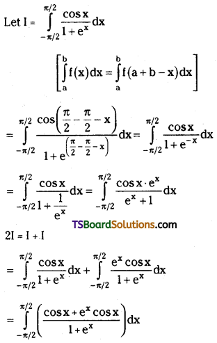 TS Inter Second Year Maths 2B Definite Integrals Important Questions Short Answer Type L1 Q2
