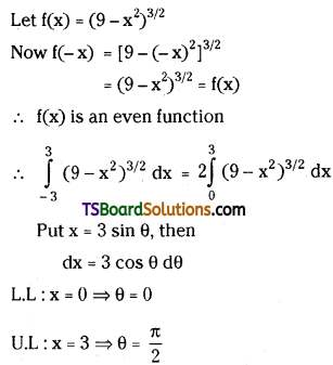TS Inter Second Year Maths 2B Definite Integrals Important Questions Short Answer Type L1 Q4