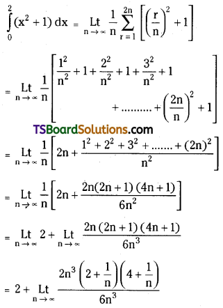 TS Inter Second Year Maths 2B Definite Integrals Important Questions Short Answer Type L1 Q7