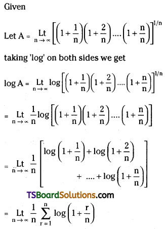 TS Inter Second Year Maths 2B Definite Integrals Important Questions Short Answer Type L1 Q9