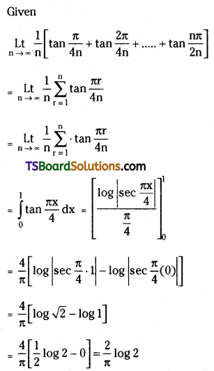 TS Inter Second Year Maths 2B Definite Integrals Important Questions Short Answer Type L2 Q5