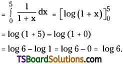 TS Inter Second Year Maths 2B Definite Integrals Important Questions Very Short Answer Type L2 Q1.1