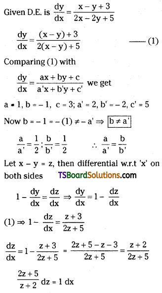 TS Inter Second Year Maths 2B Differential Equations Important Questions Long Answer Type L1 Q3