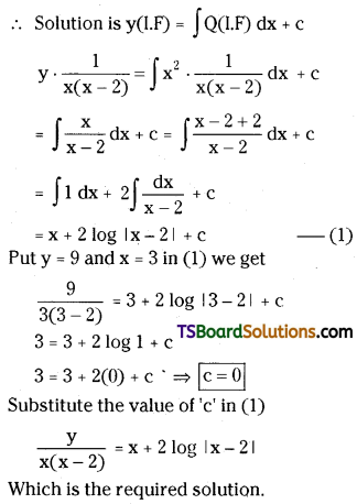 TS Inter Second Year Maths 2B Differential Equations Important Questions Long Answer Type L2 Q3.2