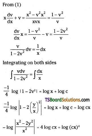 TS Inter Second Year Maths 2B Differential Equations Important Questions Short Answer Type L1 Q11.1
