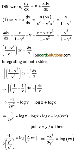 TS Inter Second Year Maths 2B Differential Equations Important Questions Short Answer Type L1 Q13