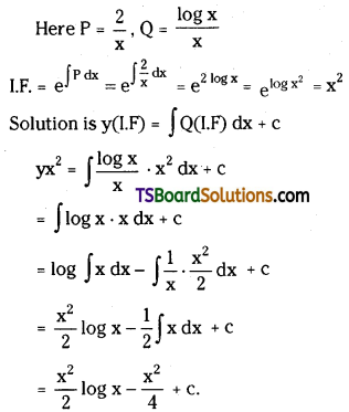 TS Inter Second Year Maths 2B Differential Equations Important Questions Short Answer Type L1 Q25