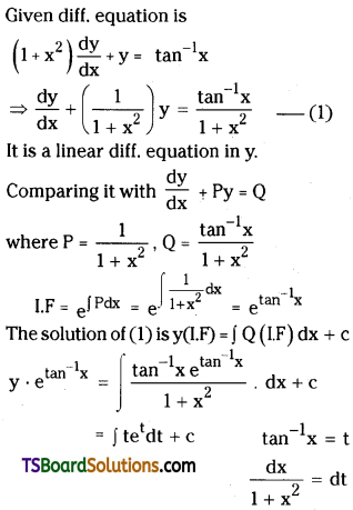 TS Inter Second Year Maths 2B Differential Equations Important Questions Short Answer Type L1 Q33