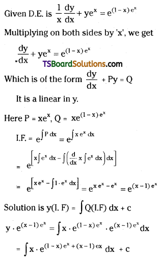 TS Inter Second Year Maths 2B Differential Equations Important Questions Short Answer Type L2 Q13