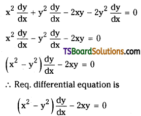 TS Inter Second Year Maths 2B Differential Equations Important Questions Very Short Answer Type L2 Q1.1