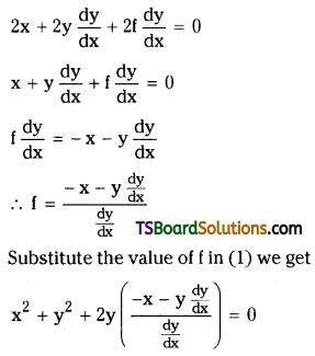 TS Inter Second Year Maths 2B Differential Equations Important Questions Very Short Answer Type L2 Q1