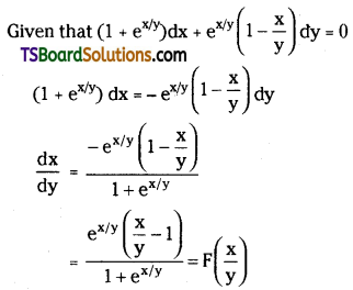 TS Inter Second Year Maths 2B Differential Equations Important Questions Very Short Answer Type L2 Q25