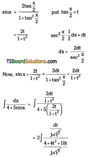 TS Inter Second Year Maths 2B Integration Important Questions Long Answer Type L1 Q1
