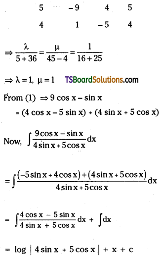 TS Inter Second Year Maths 2B Integration Important Questions Long Answer Type L1 Q10